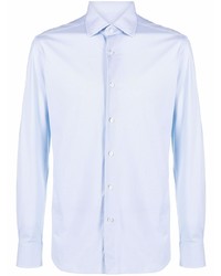 Мужская голубая классическая рубашка от Xacus