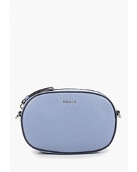 Голубая кожаная поясная сумка от Palio