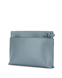 Голубая кожаная сумка почтальона от Loewe
