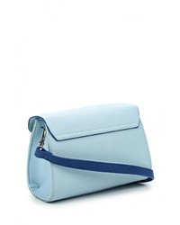 Голубая кожаная сумка через плечо от Armani Jeans