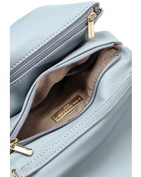 Голубая кожаная сумка через плечо от David Jones