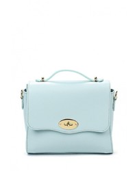 Голубая кожаная сумка через плечо от Le camp