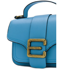 Голубая кожаная сумка через плечо от Essentiel Antwerp