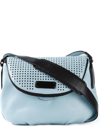 Голубая кожаная сумка через плечо от Marc by Marc Jacobs