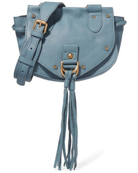 Голубая кожаная сумка через плечо от See by Chloe