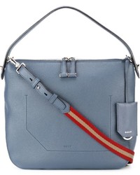 Женская голубая кожаная сумка от Bally