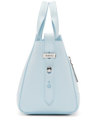 Женская голубая кожаная сумка от Kenzo