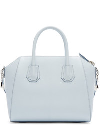 Женская голубая кожаная сумка от Givenchy