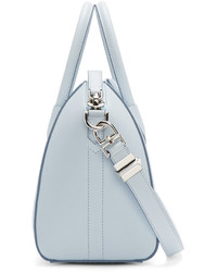Женская голубая кожаная сумка от Givenchy