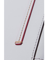 Женская голубая кожаная сумка от Fendi