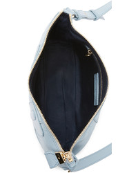 Женская голубая кожаная сумка от See by Chloe