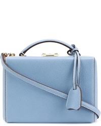 Женская голубая кожаная сумка от MARK CROSS