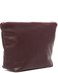 Женская голубая кожаная сумка от Baggu