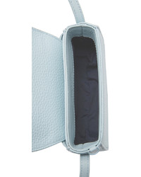 Женская голубая кожаная сумка от Karen Walker