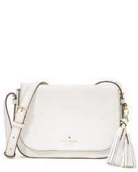 Женская голубая кожаная сумка от Kate Spade