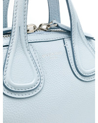 Женская голубая кожаная сумка от Givenchy