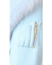 Женская голубая косуха от Prabal Gurung