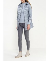 Женская голубая куртка-пуховик от Clasna