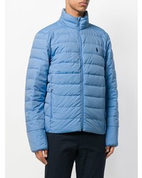 Мужская голубая куртка-пуховик от Polo Ralph Lauren