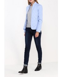 Женская голубая куртка-пуховик от Husky