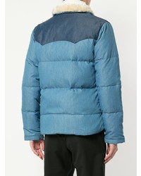 Мужская голубая куртка-пуховик от GUILD PRIME