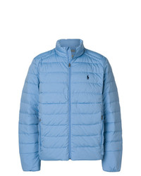 Мужская голубая куртка-пуховик от Polo Ralph Lauren