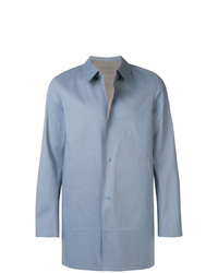 Мужская голубая куртка-рубашка от Herno