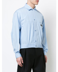 Мужская голубая куртка-рубашка от Oamc