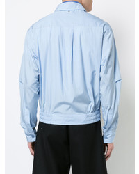 Мужская голубая куртка-рубашка от Oamc