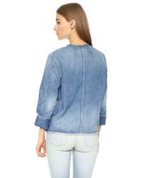 Женская голубая куртка от Rag & Bone