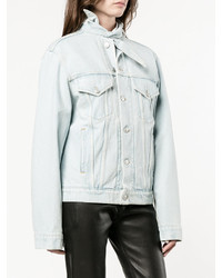 Женская голубая куртка от Balenciaga