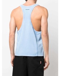 Мужская голубая майка с принтом от DSQUARED2