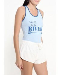 Женская голубая майка от Befree