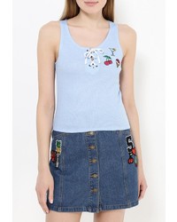 Женская голубая майка от Brave Soul