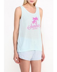 Женская голубая майка от Bruebeck