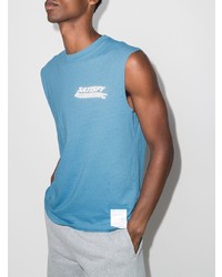 Мужская голубая майка от Satisfy