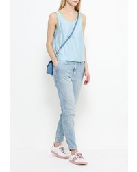 Женская голубая майка от Pennyblack