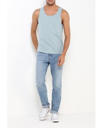 Мужская голубая майка от Piazza Italia