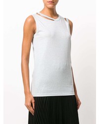 Женская голубая майка от Maison Margiela