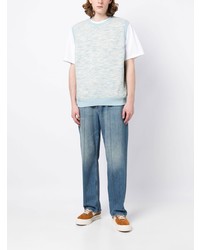 Мужская голубая майка от Stussy