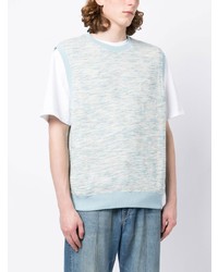 Мужская голубая майка от Stussy