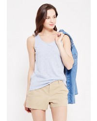 Женская голубая майка от Troll