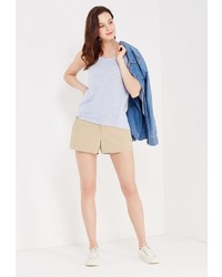 Женская голубая майка от Troll