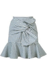 Голубая мини-юбка от Veronica Beard