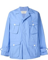 Голубая полевая куртка от MAISON KITSUNÉ