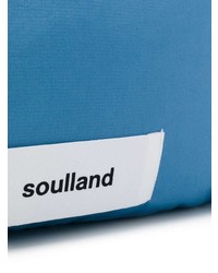 Мужская голубая поясная сумка из плотной ткани от Soulland