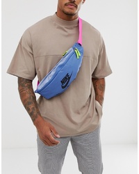Мужская голубая поясная сумка от Nike