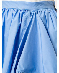 Голубая пышная юбка от MSGM