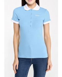 Женская голубая рубашка поло от Baon