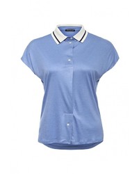 Женская голубая рубашка поло от Pennyblack